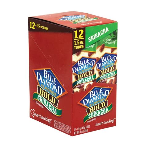 Blue Diamond Almonds Bold Sriracha 15 Oz 12 Count Blue Diamond