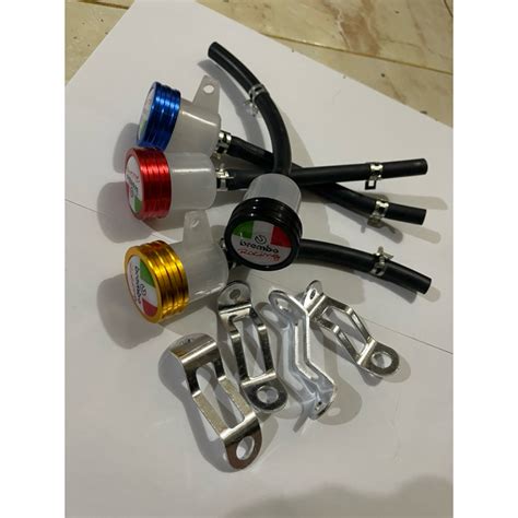 Jual Tabung Minyak Master Rem Tabung Plastik Tutup CNC Set Breket