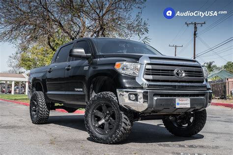 2015 Toyota Tundra 4x4 20 Fuel Wheels D564 Beast Black Machine