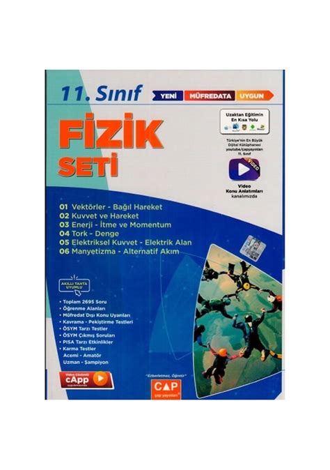 Çap Yayınları 11 Sınıf Anadolu Lisesi Fizik Fasikül Seti 2023 Fiyatları