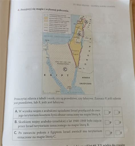 Przyjrzyj Si Mapie I Wykonaj Polecenia W Wyniku Wojen Z Arabskimi