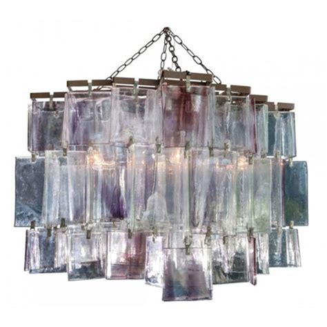 Alan Mizrahi Lighting Amethyst Murano Crystal Chandelier Wayfair