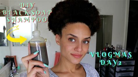 My Diy African Black Soap Shampoo Vlogmas Day 2 Youtube