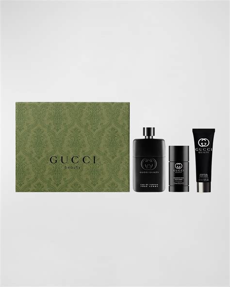 Gucci Gucci Mens 3 Pc Guilty Pour Homme Eau De Toilette T Set Neiman Marcus