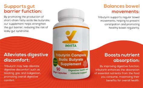 Amazon Invita Tributyrin Complete Butyrate Supplement Mg