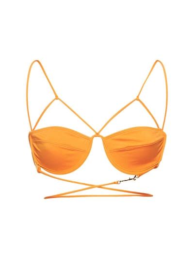 Le Haut De Maillot Signat Bikini Top Jacquemus Women Luisaviaroma