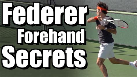 Roger Federer Forehand Secrets + Free Download!