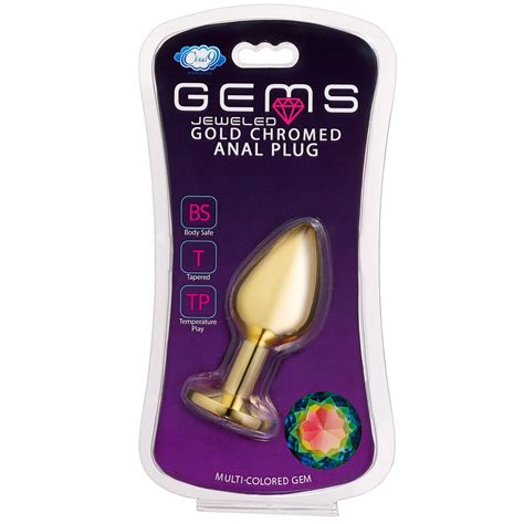 Gems Chrome Anal Plugs Smitten Premium Adult Boutique