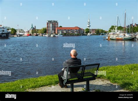 Emden, Germany, Emden Harbour Stock Photo - Alamy