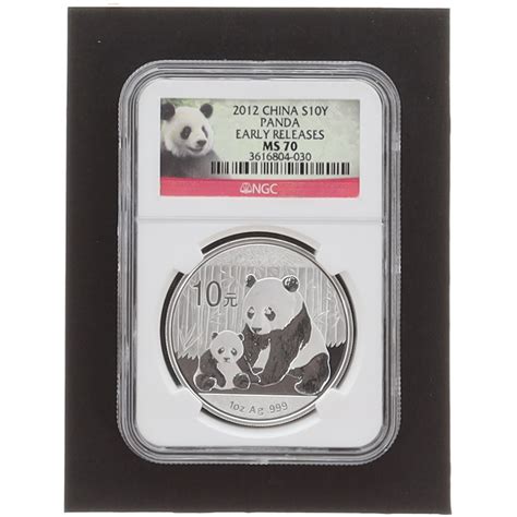 China S Yuan Silver Panda Coin Early Releases Ngc Ms