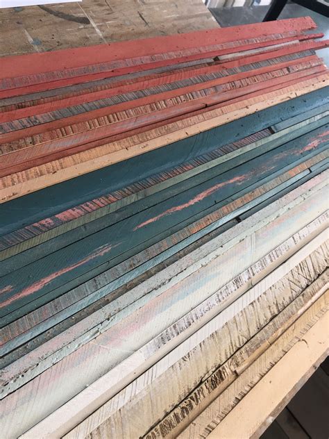 Reclaimed Wood Ocean Horizon 'Sunset'