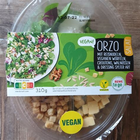 Rewe To Go Orzo Salat Review Abillion