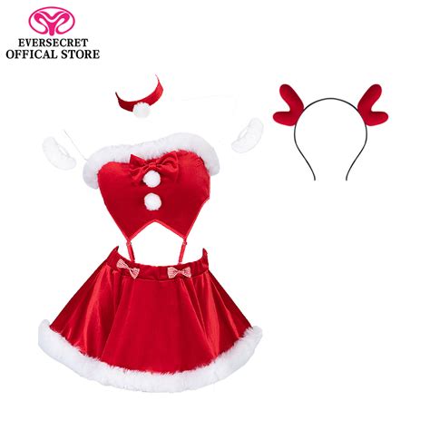Christmas Sexy Lingerie Cosplay Uniform Set High Quality Sexy Dress Christmas Outfit Set