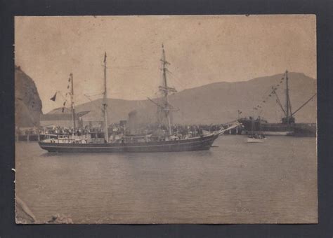 Nimrod Ernest Shackleton's Ship at Lyttleon 1908 Antarctic Expedition ...