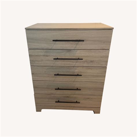 Wayfair Light Wood Tall Dresser - AptDeco