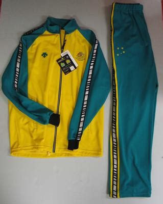 Tracksuit Jacket And Pants Australian Team Uniform 2001 East Asian