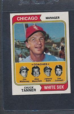 Topps Chicago White Sox Coaches Nm Mt Ebay