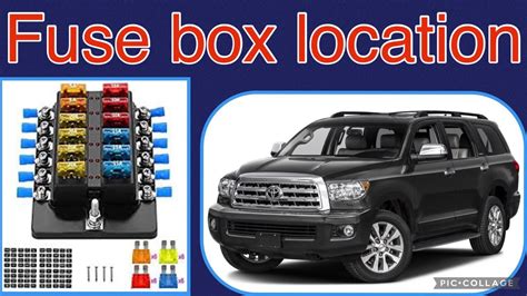 The Fuse Box Location On A 2017 Toyota Sequoia Youtube