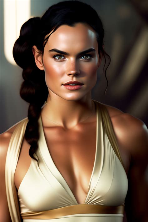 Lexica Portrait Of Star Wars Rey Skywalker In A Form Fitting Plunge