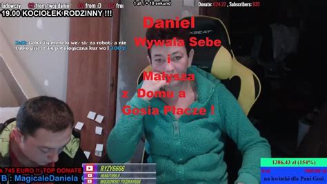 Daniel Magical wywala Sebe i Małysza z Domu a Gosia Płacze YouTube