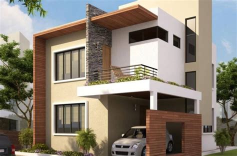 Casas De Dos Pisos Con Balcon Modern House Facades Minimal House | The ...