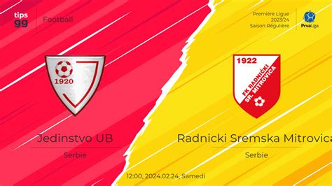 Regardez Jedinstvo Ub Vs Fk Radnicki Sremska Mitrovica