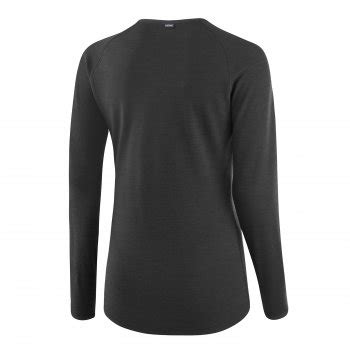 L Ffler Transtex Merino Long Sleeve Shirt Women Black Bike