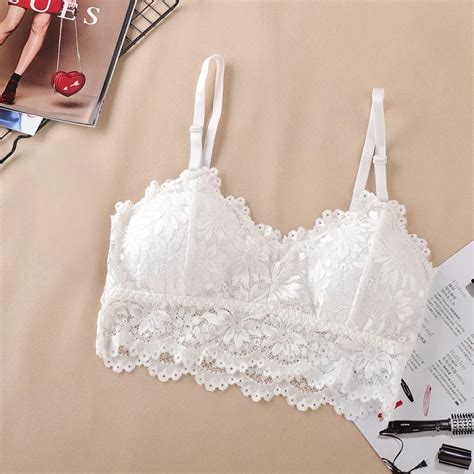New Sexy Women Lace Bra Sexy Lingerie Underwear Wireless Padded Seamless Ultra Strap Lace