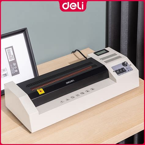 Deli E3895 EU A3 Hot Laminating Machine For Document Picture Card Film Range 50 200Mic Shopee