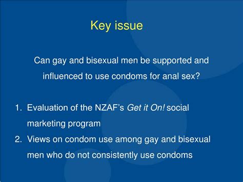 PPT Success Gay And Bisexual Men Support Condom Use Jeffery Adams PhD PowerPoint Presentation