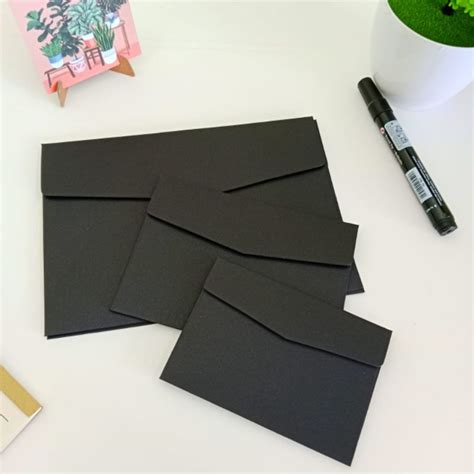 Jual Amplop Hitam Amplop Black Paper Amplop Kartu Ucapan Amplop