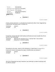 Chapter Quiz Answers Docx Status Attempt Score Time Elapsed Results