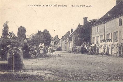 La Chapelle Saint André Carte Postale Ancienne Et Vue Dhier Et