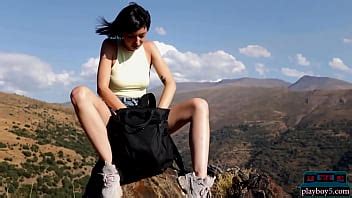 Petite Brunette Playboy Babe From Spain Shows Off Her Super Tight Body Outdoor Xnxx