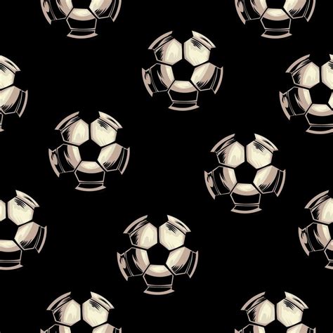 Seamless patterns from a soccer ball 30729419 Vector Art at Vecteezy