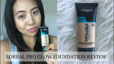 Loreal Pro Glow Foundation Review Youtube