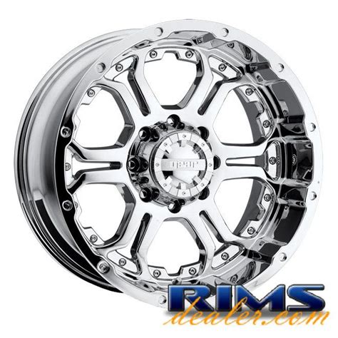 20 8 Lug Chrome Wheels 17 Inch Rims Gear Alloy 715c Recoil 8 Lug Chrome Wheels For Your