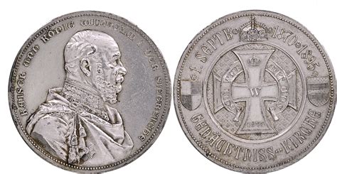 Wilhelm II 1888 1918 Silbermedaille 1895 Marienb 7033