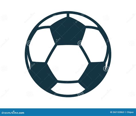 Soccer Ball Icon Football Game Ball Icons Stock Illustration