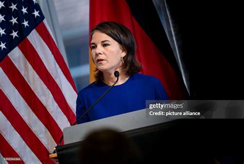 Annalena Baerbock , Federal Minister of Foreign Affairs, speaks on ...