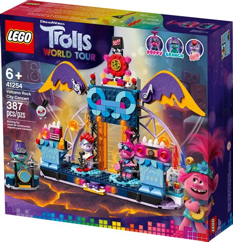 Best Buy Lego Trolls World Tour Volcano Rock City Concert 41254 6288750