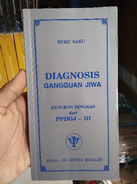 Jual Original Buku Buku Saku Diagnosis Gangguan Jiwa Rujukan Ringkas