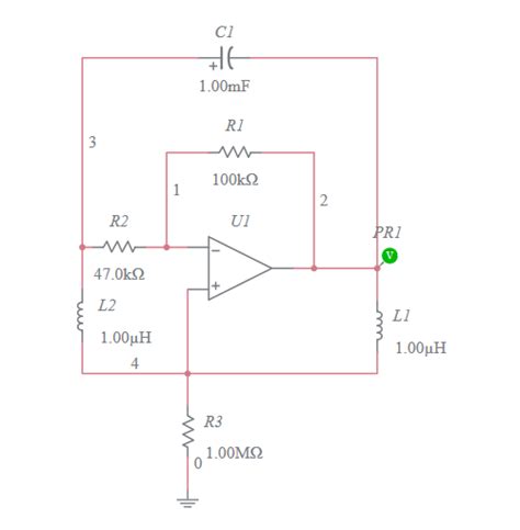 Hartley Oscillator Op Chirping Multisim Live