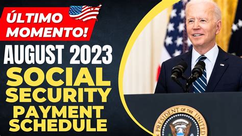 Yes August 2023 Social Security Payment Schedule Ssa Ssdi Ssi