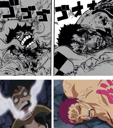 Luffy vs. Katakuri Manga Vs Anime, Peices, One Piece Anime, Zoro, Luffy ...