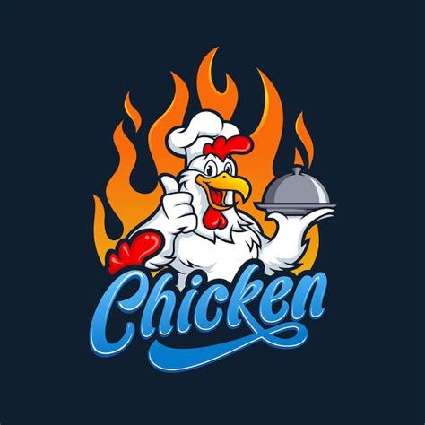 Plantilla De Vector De Dise O De Logotipo De Mascota De Pollo Vector