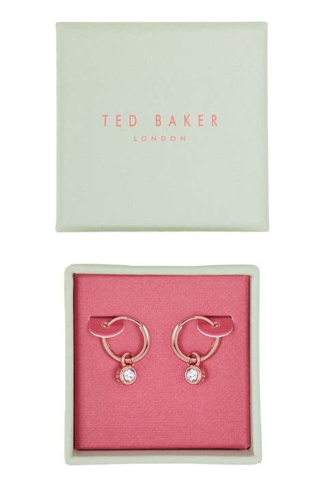 Buy Ted Baker Sinalaa Crystal Huggie Earrings For Women From Next Poland