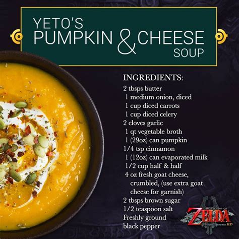 I Made Yetos Pumpkin Soup From Twilight Princess Heres How It Tasted