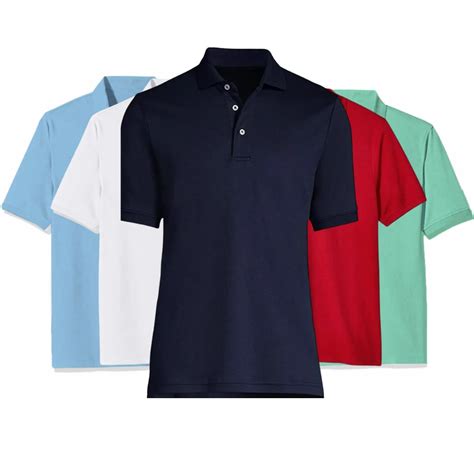 Kit 5 Camisa Polo Masculina Pronta Entrega Envio Rápido Escorrega o