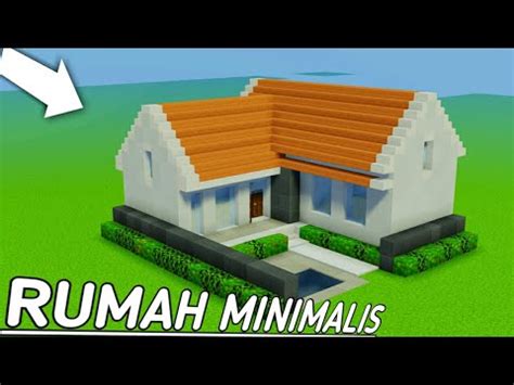 Tutorial Cara Membuat Rumah Minimalis Yg Modern Di Minecraft Youtube